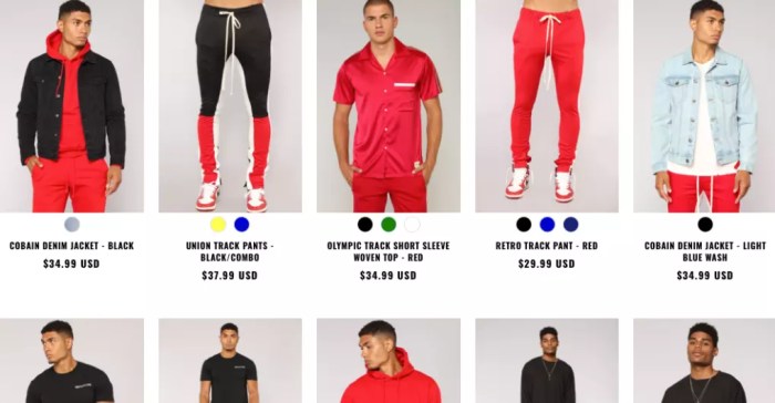 Fashion nova for men